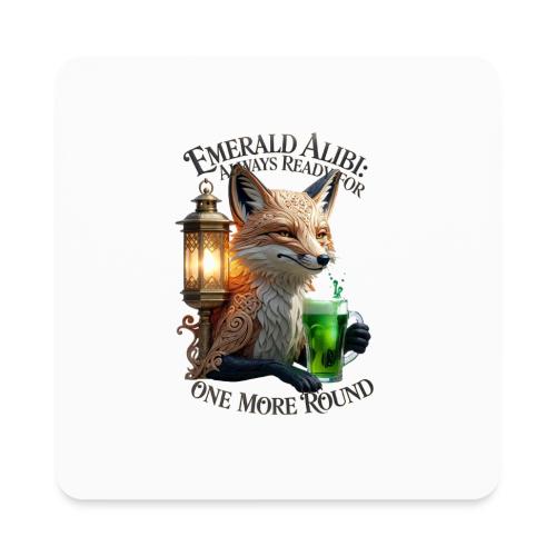 Emerald Alibi Fox Graphic Tee - Square Magnet