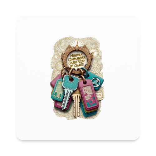 Minivan Commander T Shirt, Chauffeur of Chaos Mug - Square Magnet