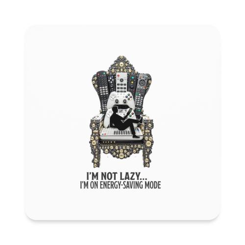 Remote Throne Procrastinator T Shirt, Dad Gift - Square Magnet