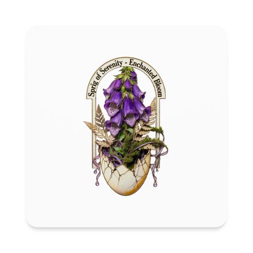 Spring Serenity Foxglove Tee, Easter Gift for wife - Square Magnet