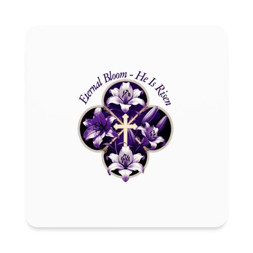 Easter Eternal Bloom Lily Crown T Shirt, Gift - Square Magnet