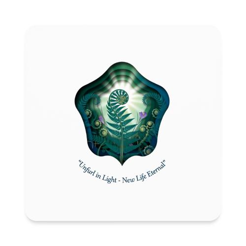 Easter Unfurl in Light Resurrection T Shirt, Gift - Square Magnet