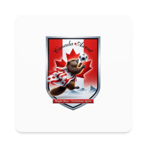 Canada Beaver Ascent T-Shirt, Canadian Pride Gift - Square Magnet