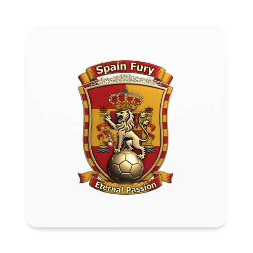 Spain Lion Fury T-Shirt, Spanish Crest Gift - Square Magnet