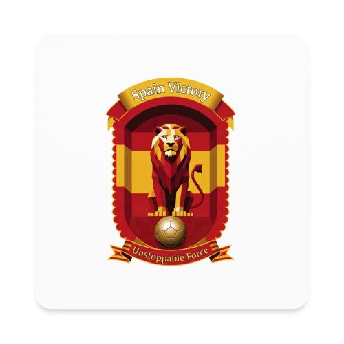 Spain Lion Victory T-Shirt, Flag Pride Crest Gift - Square Magnet
