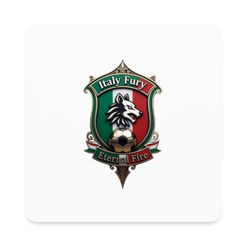 Italy heritage Wolf Fury Tee, Pride Badge Gift - Square Magnet