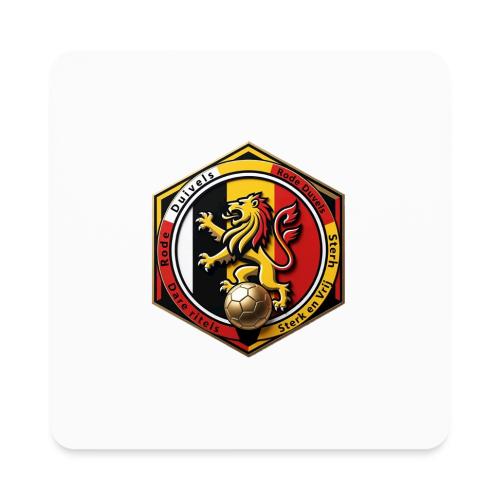 Belgium Lion Valor T-Shirt, Belgian Pride Gift - Square Magnet