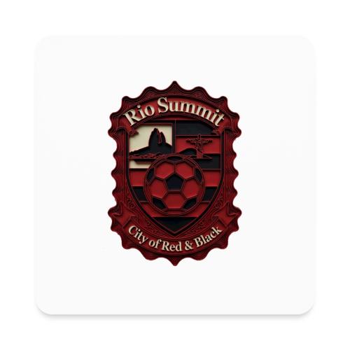 Flamengo Scarlet Summit T-Shirt, Football Gift - Square Magnet