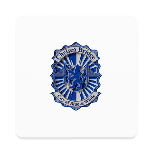 Chelsea Blue Bridge T Shirt, Soccer Fan Gift - Square Magnet