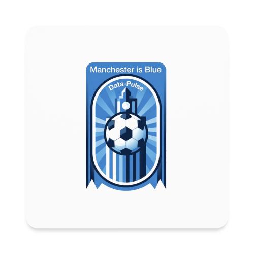 Manchester is Blue Soccer City T Shirt, Apparel - Square Magnet