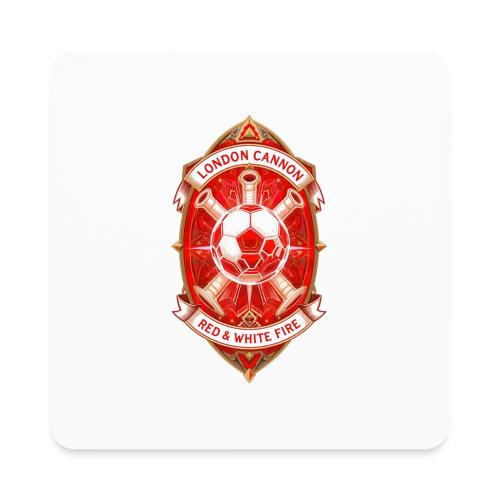 Red London Cannon T Shirt,Football City Pride Gift - Square Magnet