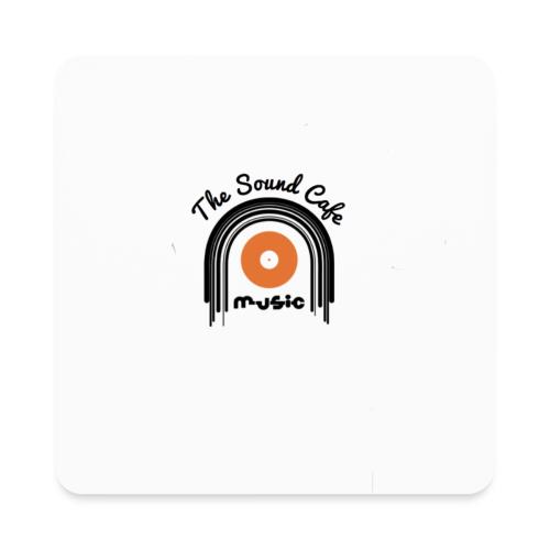 The Sound Cafe With Logo - Square Magnet