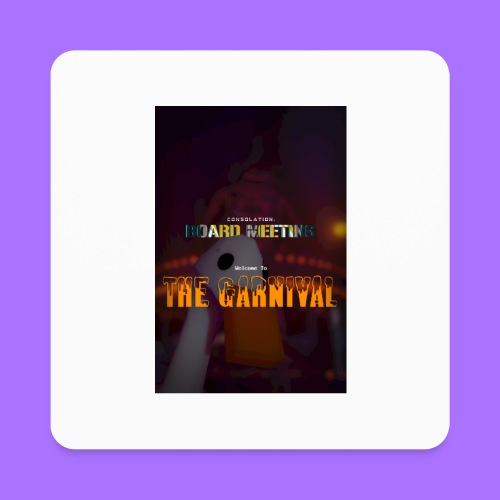 Welcome to the Garnival - Official Update Design - Square Magnet