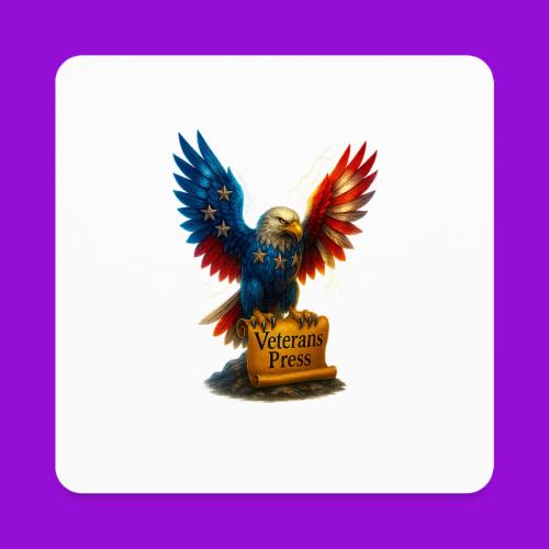 Veterans Press - Square Magnet