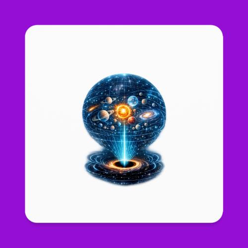 Holographic Universe - Square Magnet