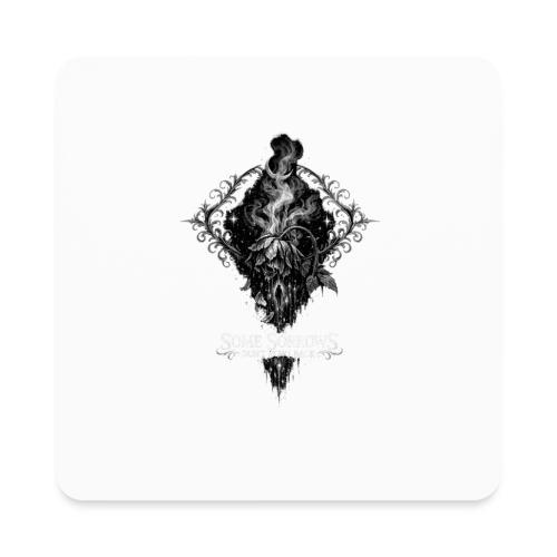 Wilted Rose Turning | Some sorrows don't echo back - Square Magnet