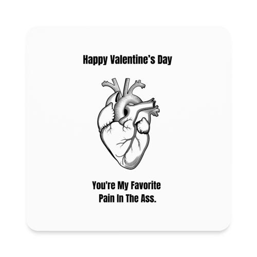 I'm Glad I Swiped Right T-Shirt | Funny Valentine - Square Magnet