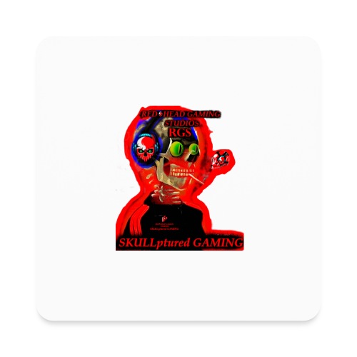 New Logo Branding Red Head Gaming Studios (RGS) - Square Magnet