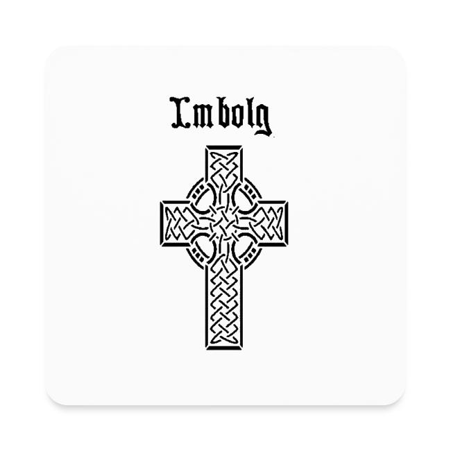 Imbolg Black Logo and Cross
