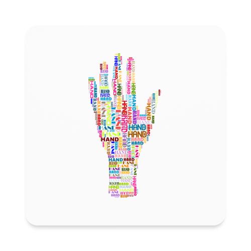 The Hand - Square Magnet