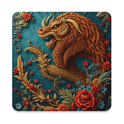Fantasy souvenirs, regional Mexican designs - Square Magnet