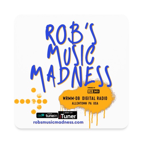 Rob's Music Madness WRMM-DB - Square Magnet