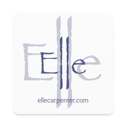 Elle Sleek & Modern Logo for All Occasions - Square Magnet