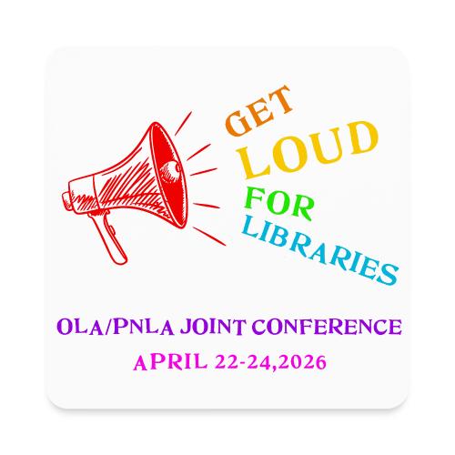 OLA PNLA 2026 square logo color transparent - Square Magnet
