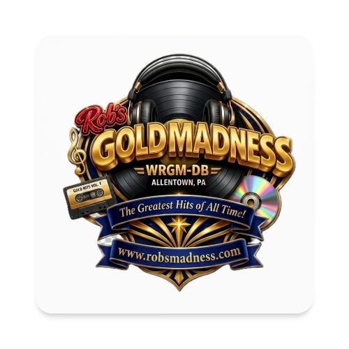 Rob's Gold Madness WRGM-DB - Square Magnet