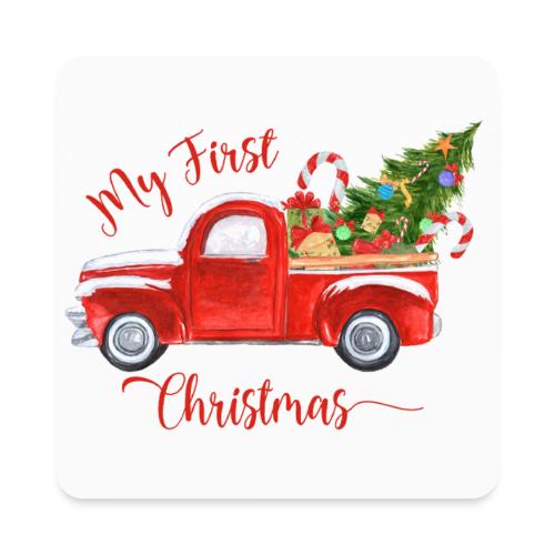 My First Christmas - Square Magnet