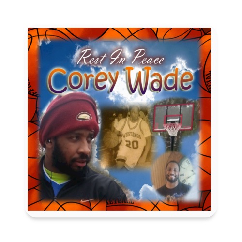 RIP Corey Wade 2016 - Square Magnet