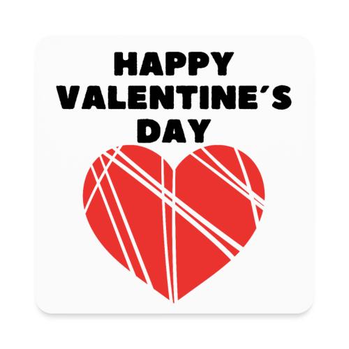 Valentine's Day Fashion February 14, Love Day. - Square Magnet