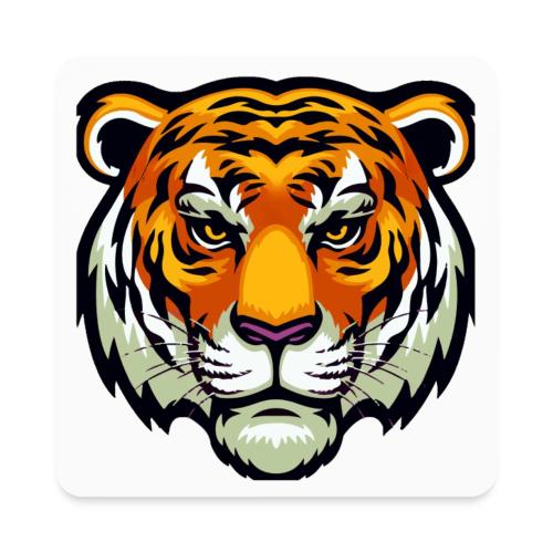 Tiger Fashion Feline Animal, Tiger Willing Success - Square Magnet