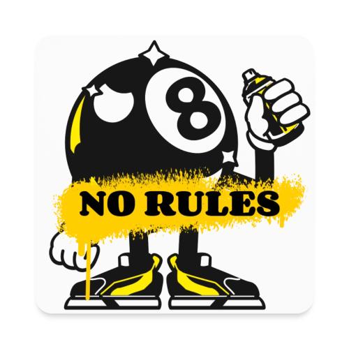No Rules 8 Ball - Square Magnet