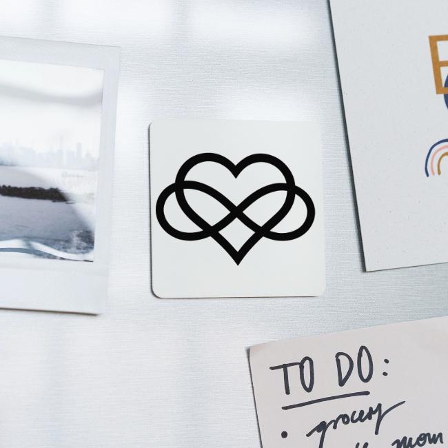 Infinity Heart (black)