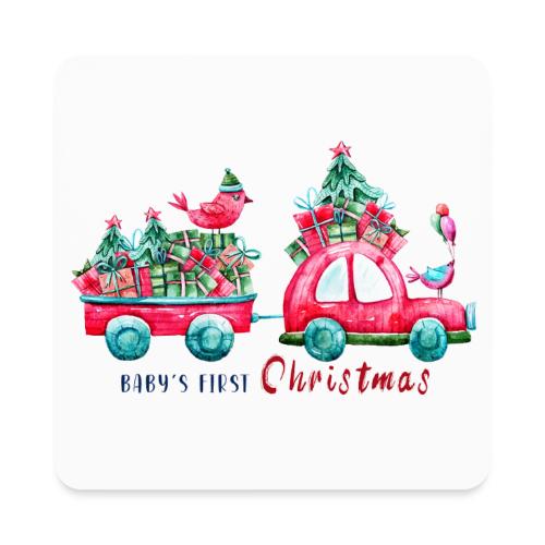 Baby's first Christmas - Square Magnet