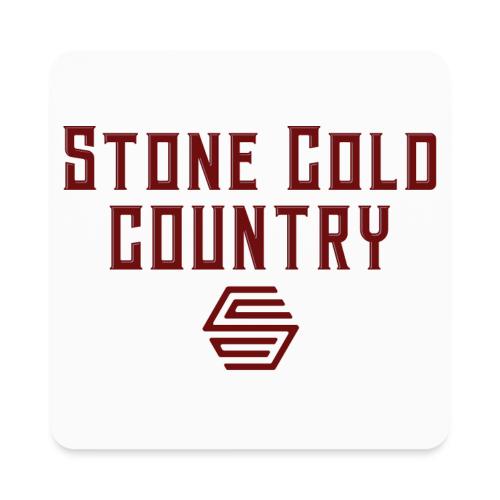 Stone Cold Country Band - Full Logo - Square Magnet