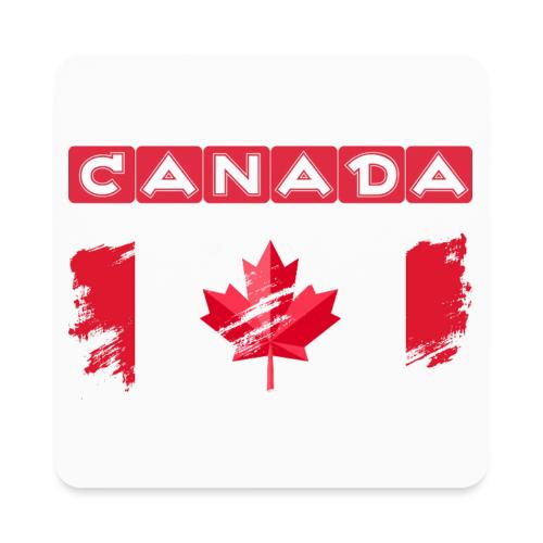 Canada, Inspired by the Canadian flag - Square Magnet