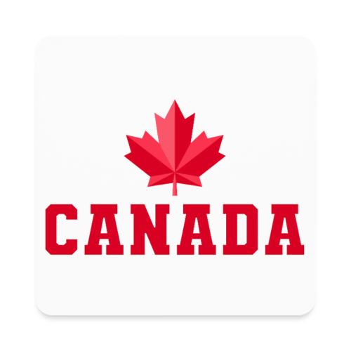 Canada with a maple leaf - Square Magnet
