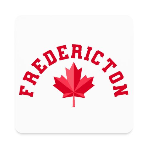 Fredericton with maple leaf - Square Magnet