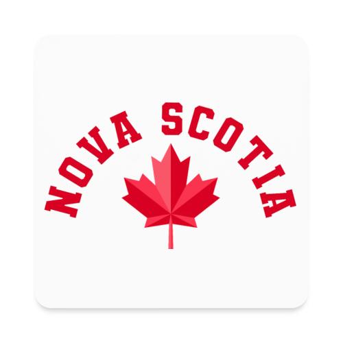 Nova Scotia with maple leaf - Square Magnet