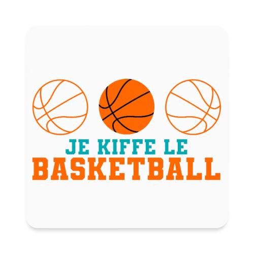 I love basketball - Square Magnet