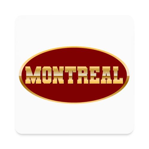 Montreal in Gold - Square Magnet