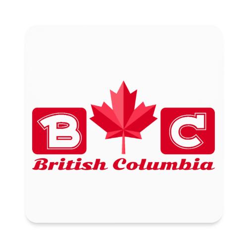 British Columbia, province of Canada - Square Magnet