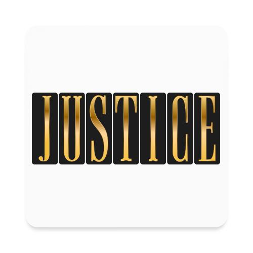 Golden Justice - Square Magnet