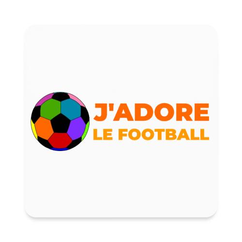 I love football - Square Magnet