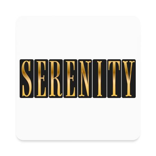 Serenity in Gold - Square Magnet