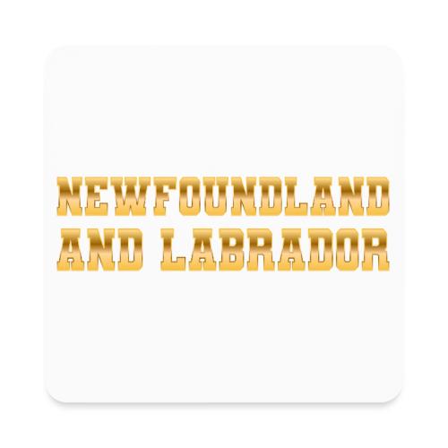 Newfoundland and Labrador - Square Magnet