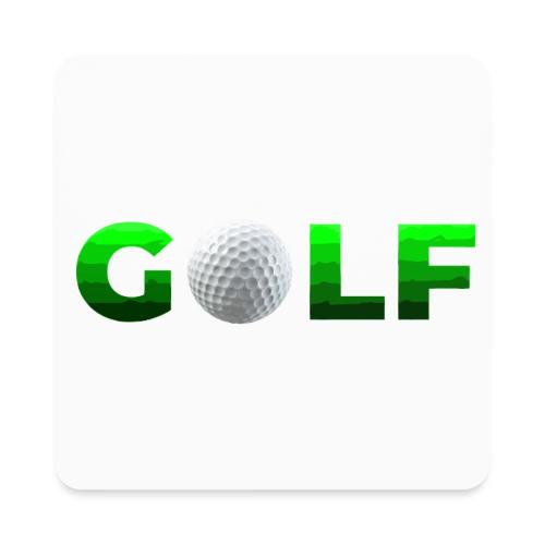 Golf Precision Wordmark - Square Magnet