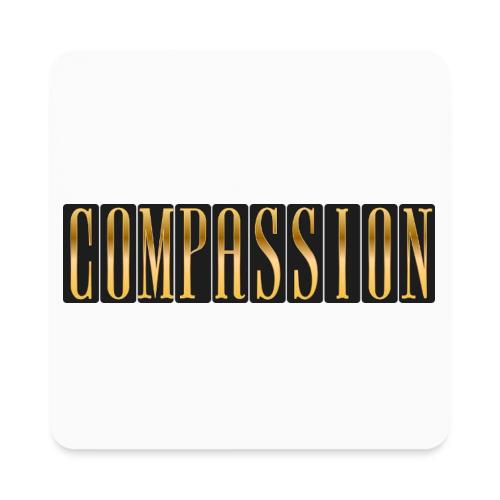 Golden Compassion - Square Magnet